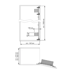 Línea NOVA FLAT - Estante despensero para puertas