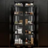 Línea NOVA FLAT - TITÁN Columna despensero extraíble antracita