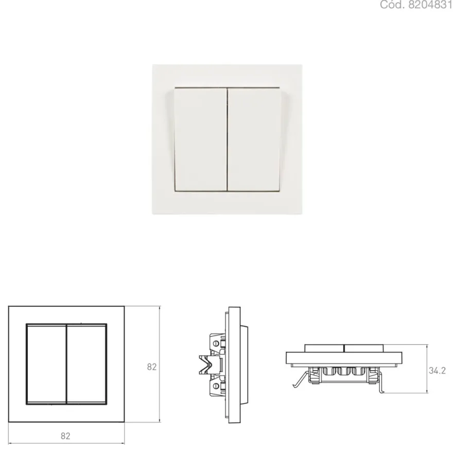 LONDON - Enchufes, interruptores y conmutadores de pared