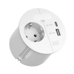 LOOP IN CHARGE - Pasacables con toma de corriente y cargador USB A/C