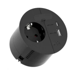 LOOP IN CHARGE - Pasacables con toma de corriente y cargador USB A/C