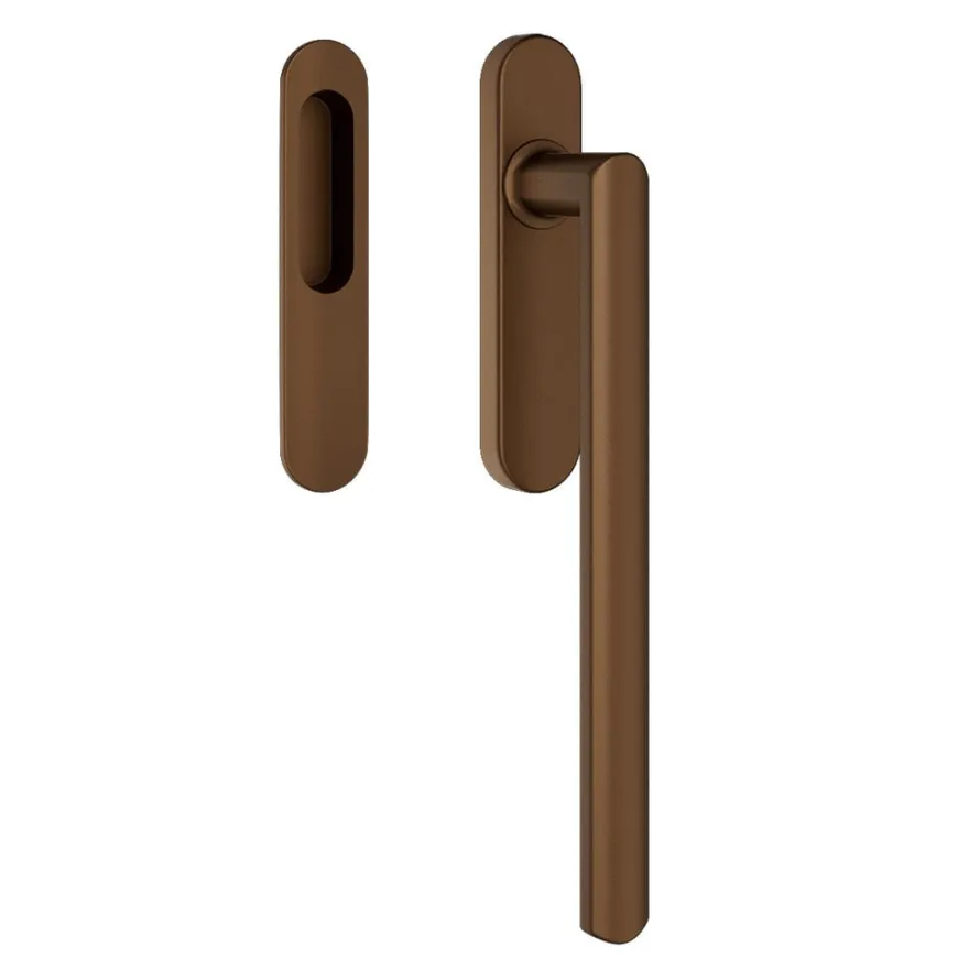 LUCE - Manilla con placa ciega ovalada para corredera elevable dnd