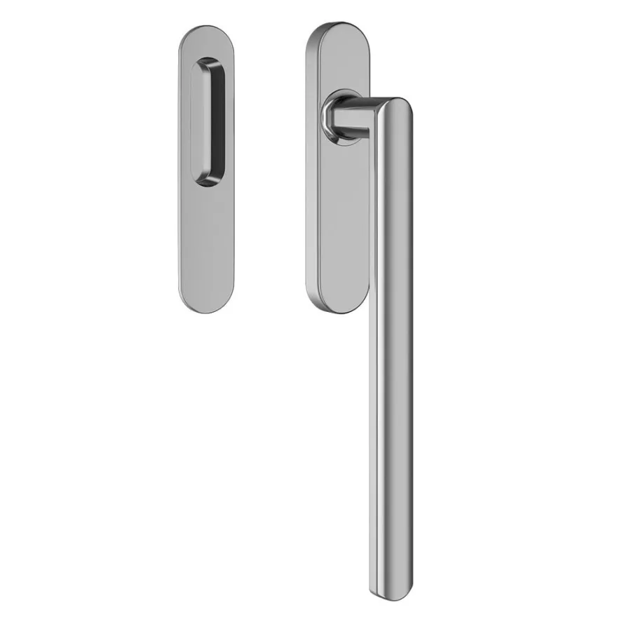 LUCE - Manilla con placa ciega ovalada para corredera elevable dnd