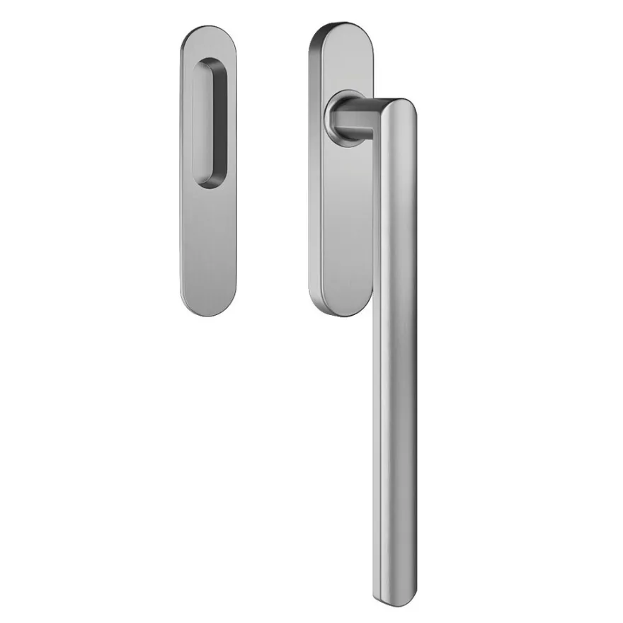 LUCE - Manilla con placa ciega ovalada para corredera elevable dnd