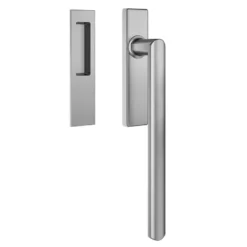 LUCE 02 - Manilla con placa ciega rectangular para corredera elevable dnd