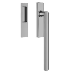 LUCE 02 - Manilla con placa ciega rectangular para corredera elevable dnd