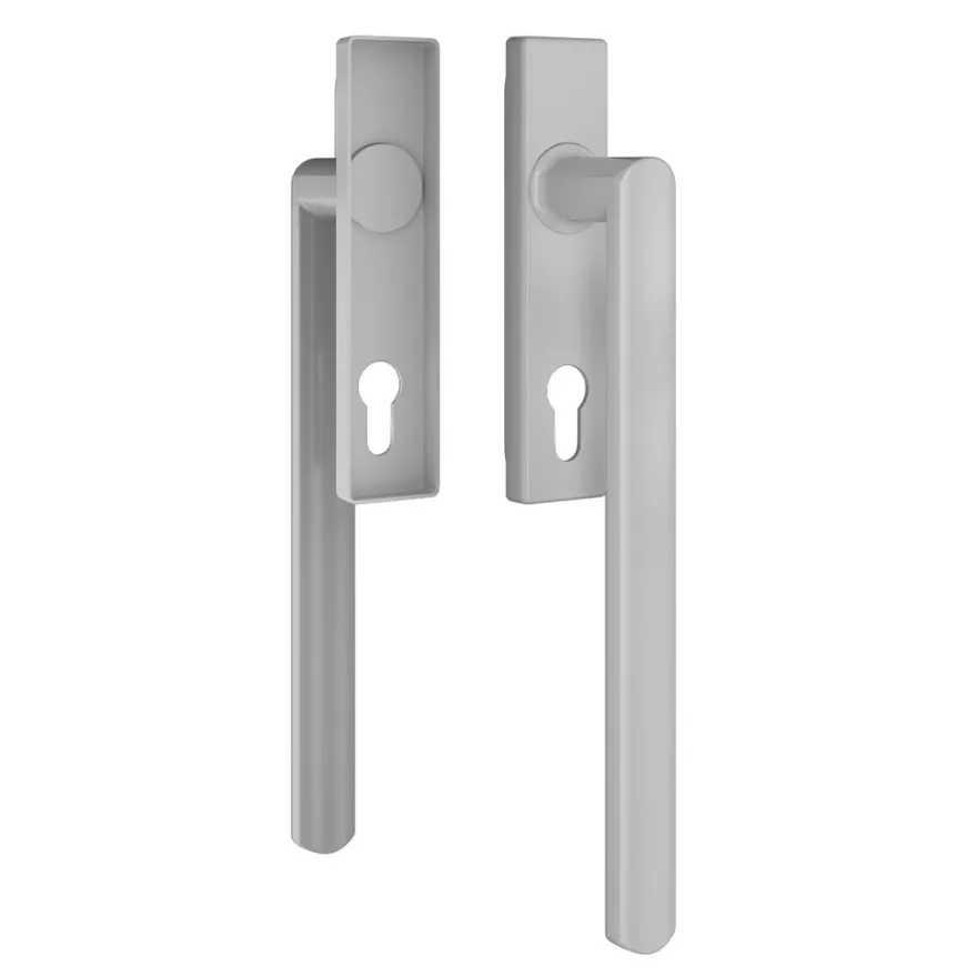 LUCE 02 - Manilla con placa yale rectangular para corredera elevable dnd