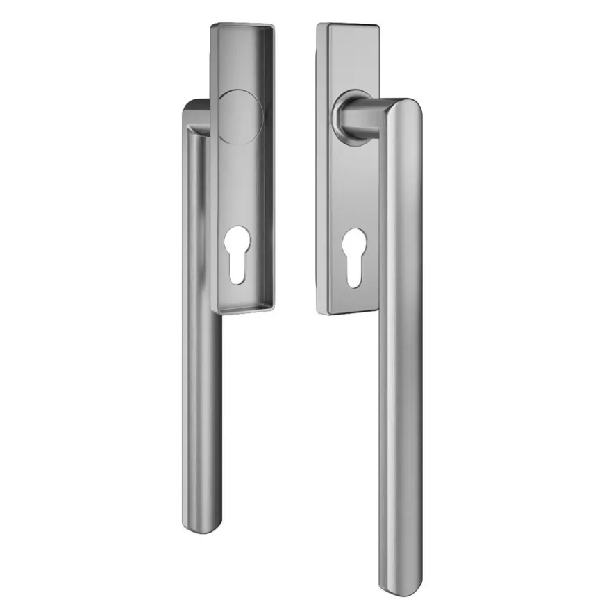 LUCE 02 - Manilla con placa yale rectangular para corredera elevable dnd