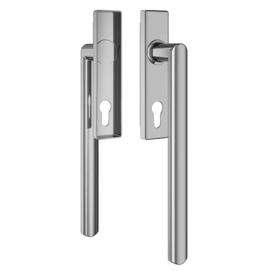 LUCE 02 - Manilla con placa yale rectangular para corredera elevable dnd