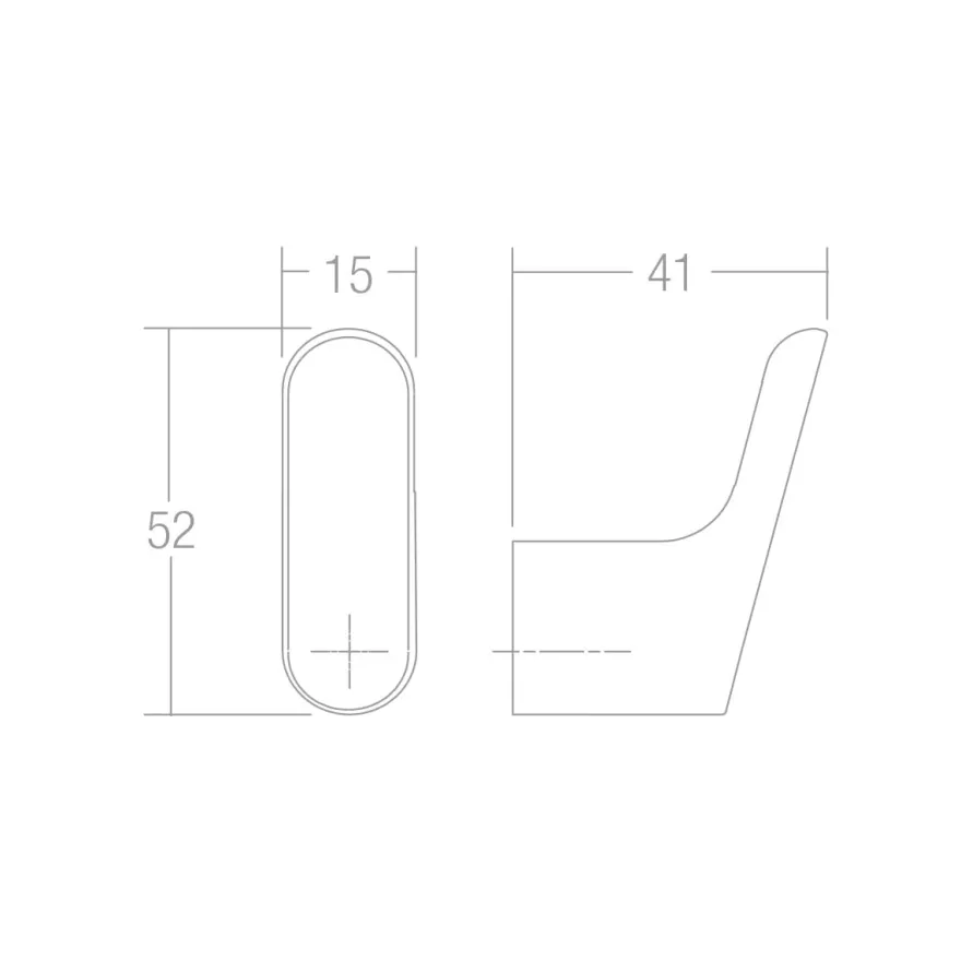 LUV - Percha de formas redondeadas