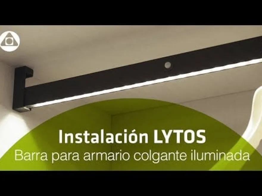 LYTHOS - Barra de armario con iluminación led y batería recargable