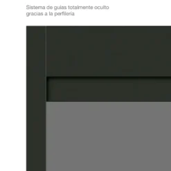 MAGIC-2 FRAME Guía invisible y perfiles para puerta corredera de vidrio