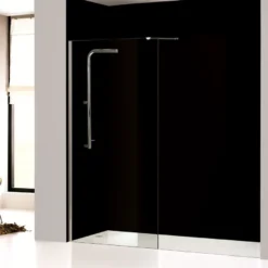 Mampara de baño fija transparente