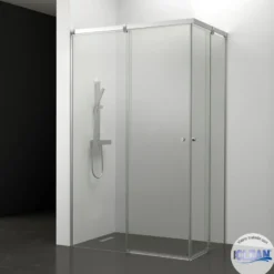 Mampara de baño Kala Angular Transparente totalCLEAN (2 puertas correderas y 2 fijos)