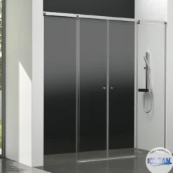 Mampara de baño Kala 4C con cristal transparente y con totalCLEAN (2 puertas correderas y 2 fijos)