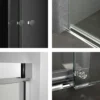 Mampara de baño Kala 2C con cristal decorado y con totalCLEAN (1 puerta corredera y 1 fijo)