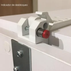 MAPET - Bisagra abatible con bloqueo para barandilla protectora infantil