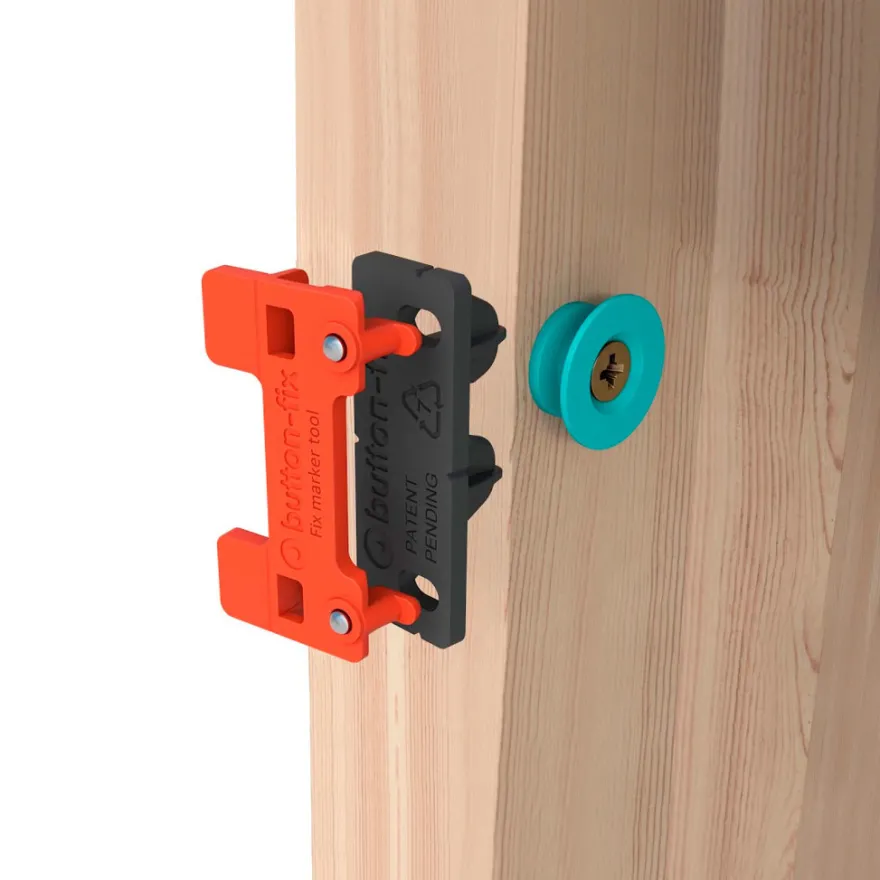 Marcador de ángulo para BUTTON-FIX Ángulos de 90º