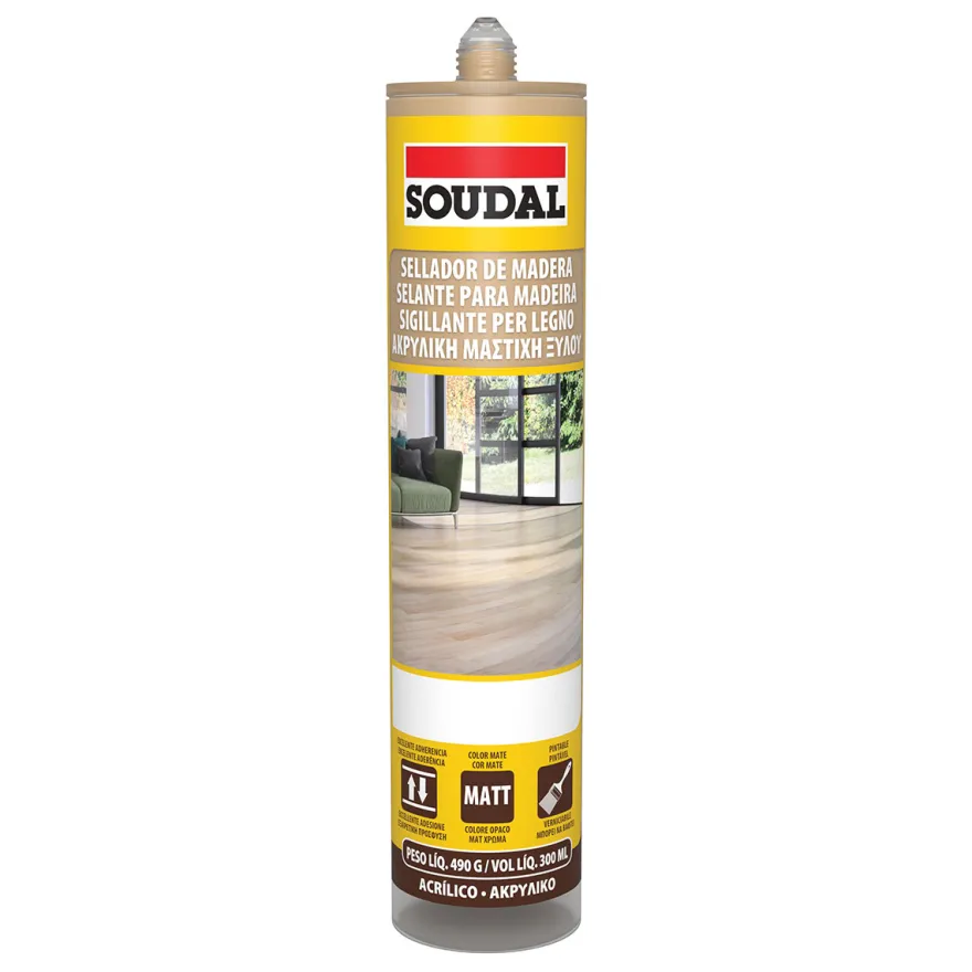 Masilla Selladora Especial para madera Soudal