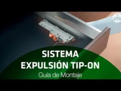 Mecanismo apertura expulsión para guías Blum Legrabox/Movento