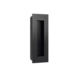 MED - Cazoleta rectangular para encastrar en puerta corredera tornillos ocultos