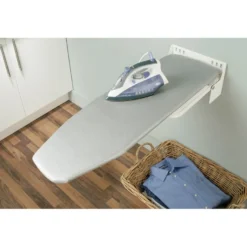 Mesa de planchar plegable y abatible