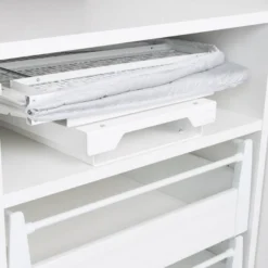 Mesa de planchar plegable y giratoria para armario
