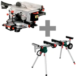 METABO KGT 305 M - Ingletadora y sierra circular de mesa (1600W)