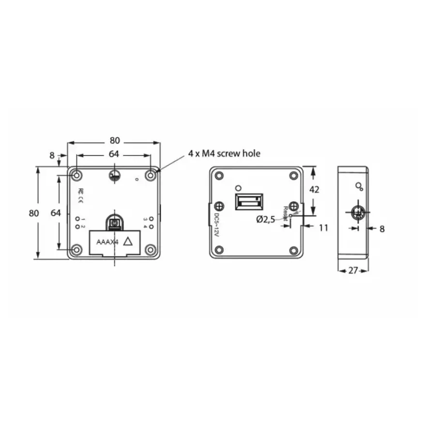 MIFARE1 - Cerradura electrónica invisible para taquillas