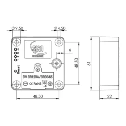 MIFARE1 MINI - Cerradura electrónica invisible para taquillas