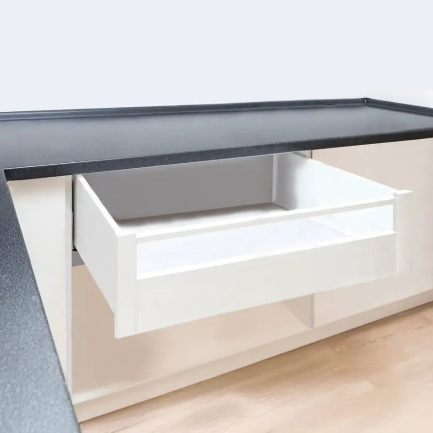 MILAN - Cajón metálico INTERIOR apertura expulsión PUSH (h=185/40 Kg)