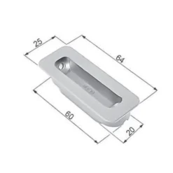 Minimal Plus XT - Cerradero magnético regulable AGB para marcos de madera