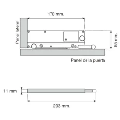 MINI PUSH - Expulsador con apertura push