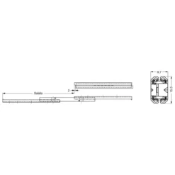 MINOX - Mini guía extracción total de 3 cuerpos para espacios reducidos