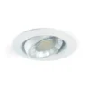 MIREYA - Aro Empotrar Basculante y orientable redondo con lámpara LED