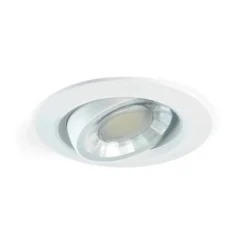 MIREYA - Aro Empotrar Basculante y orientable redondo con lámpara LED