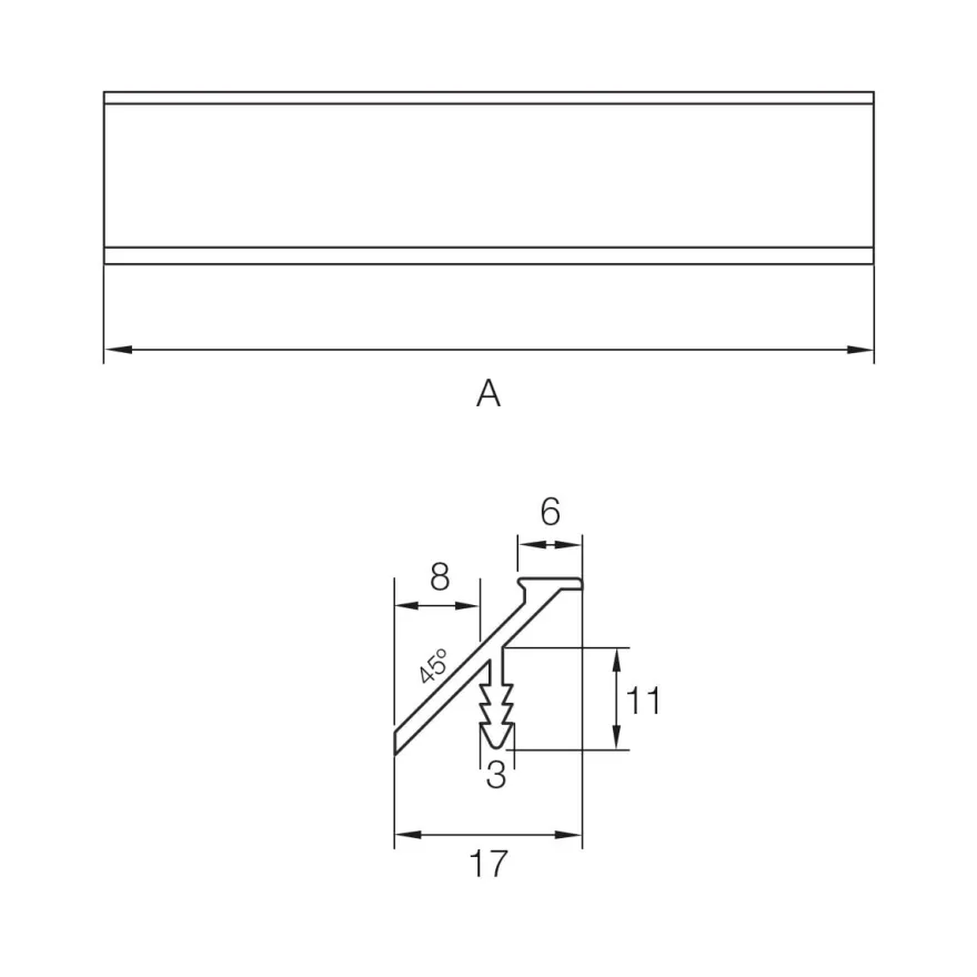 MITER - Perfil inglete para todo tipo de puertas
