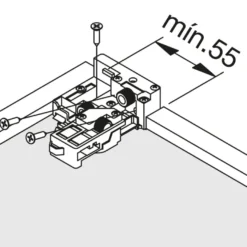 MODERN SLIDE – Jgo. de guías de extracción total con apertura por expulsión hasta 35 Kg.