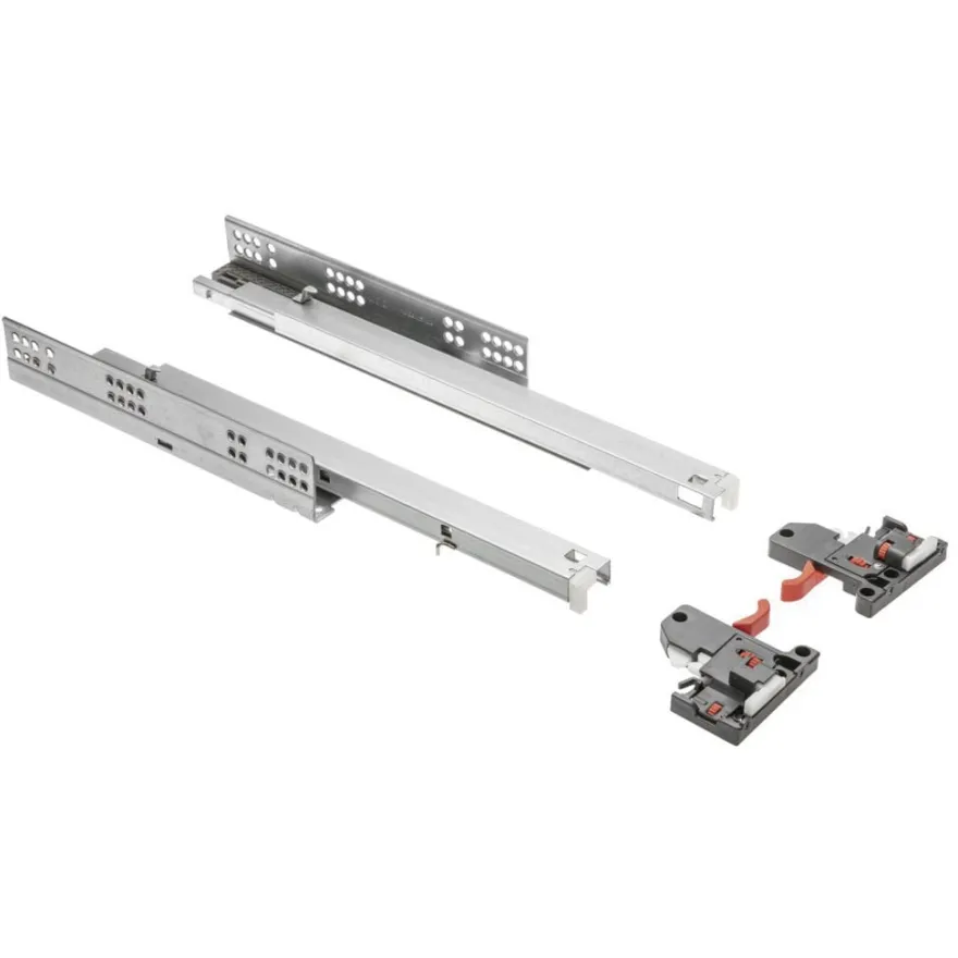 MODERN SLIDE – Jgo. de guías de extracción total y cierre amortiguado hasta 30 Kg.