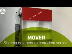 MOVER - Sistema de apertura corredera vertical contraequilibrado con un resorte