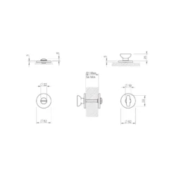 Muletilla y Desbloqueo Slim by Selec Design (Acero Inox)