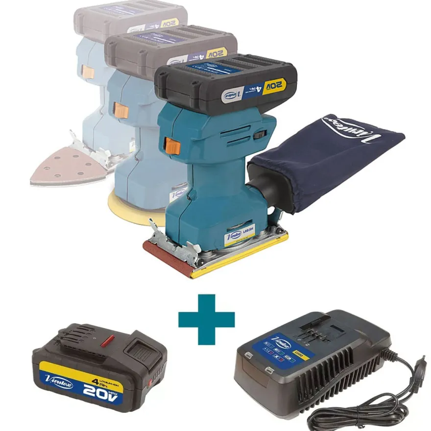 Multilijadora a batería Virutex LRB384 - Con 2 baterías y cargador