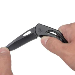 Navaja plegable de filo liso Wolfcraft