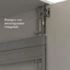 NEW DARWIN 2.0 - Sistema para puertas batientes escamoteables de hoja única con cierre amortiguado