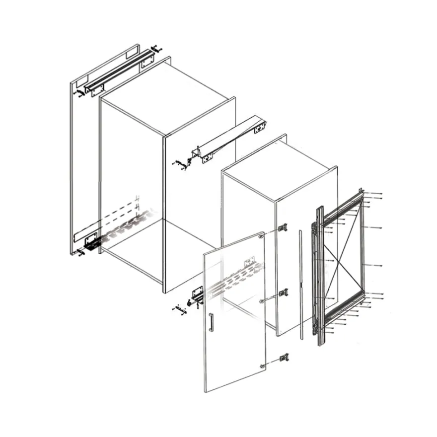 NEW DARWIN 2.0 - Sistema para puertas batientes escamoteables de hoja única con cierre amortiguado