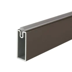 NEW KERRI - Barra de armario curva rectangular con antideslizante