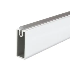 NEW KERRI - Barra de armario curva rectangular con antideslizante