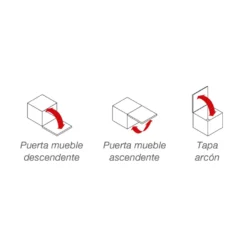 NEW KLOK - Compás mecánico ascendente, descendente y tapa arcón