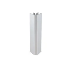 Ángulo flexible para zócalo de aluminio h=145/165 mm.