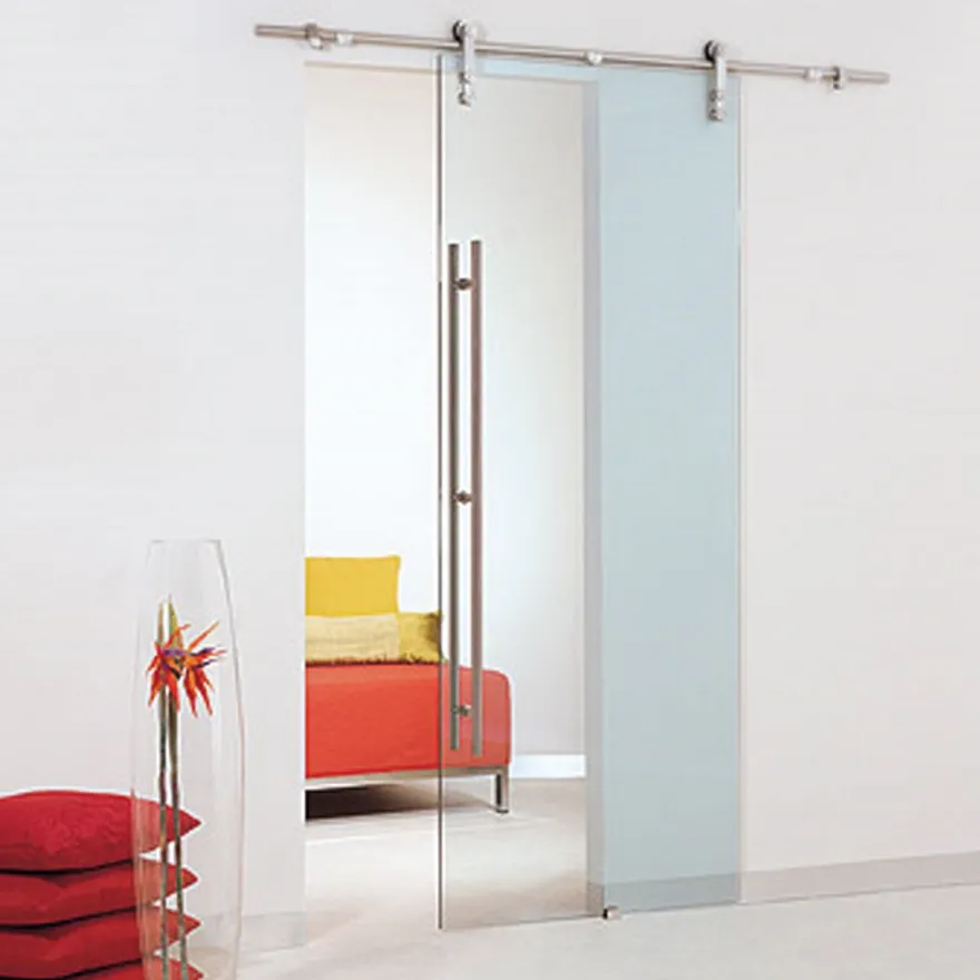 NICOLA VIDRIO - Jgo. de herrajes para puertas correderas de hoja simple o doble